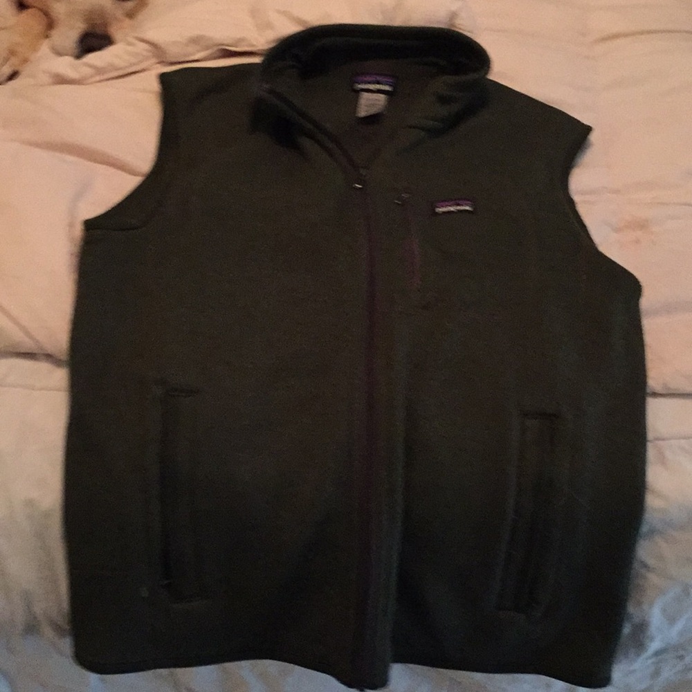 Lg Patagonia green fleece perfect condition